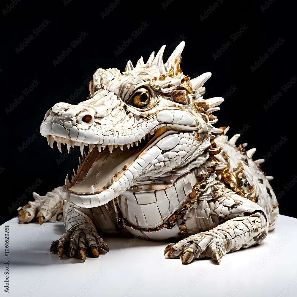 Fototapeta premium a beautiful animal concept design isolated on white background
