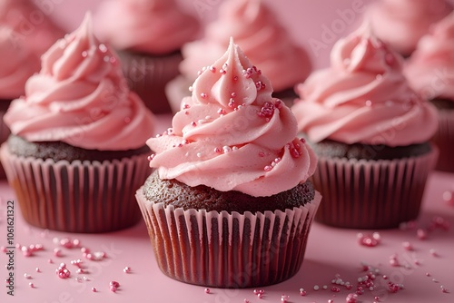 Mini Chocolate Cupcakes With Frosting