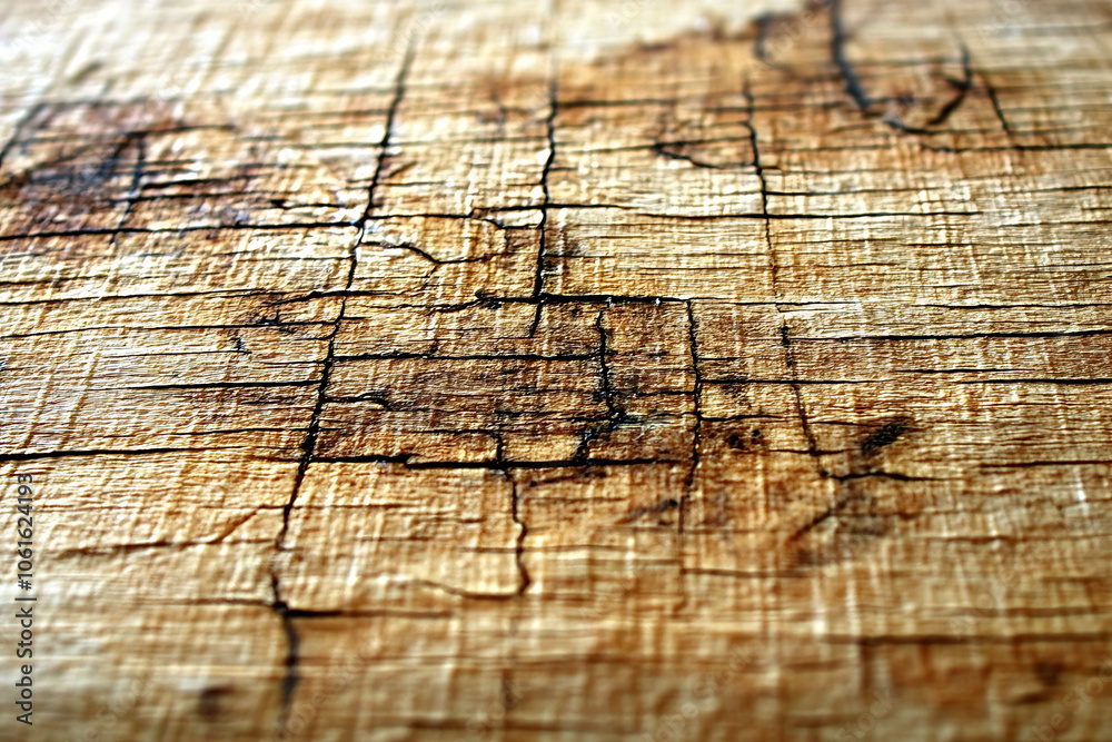 Gros Plan sur une Surface papier  Vieillie