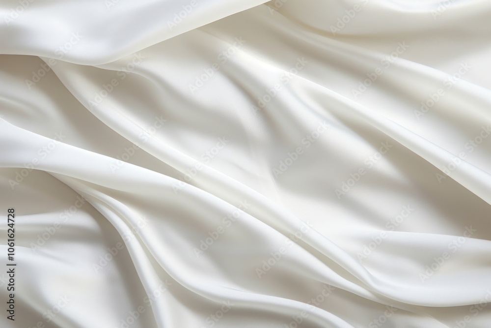 Obraz premium White wrinkle background shiny white backgrounds material.