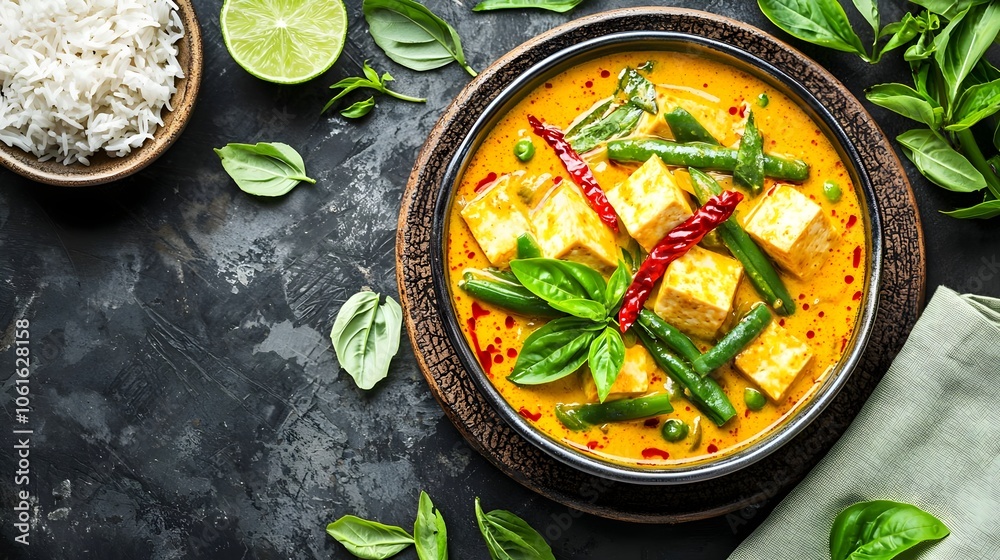 Kari Tao Hu - Cambodian Tofu Curry with Vegetables (Cambodian Cuisine) Kari Tao Hu - Cambodian Tofu Curry with Vegetables (Cambodian Cuisine)