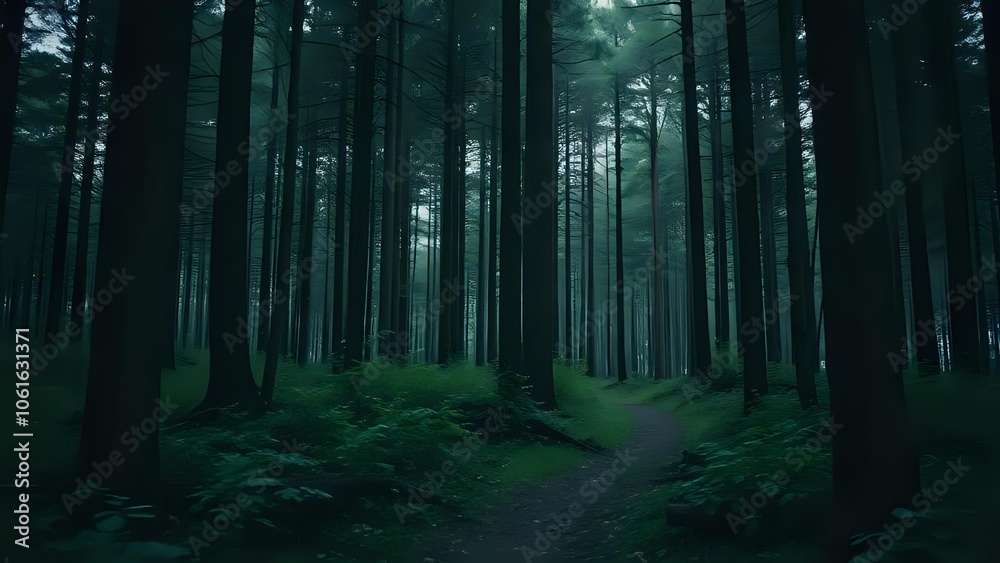 Fototapeta premium The Path Through the Mist