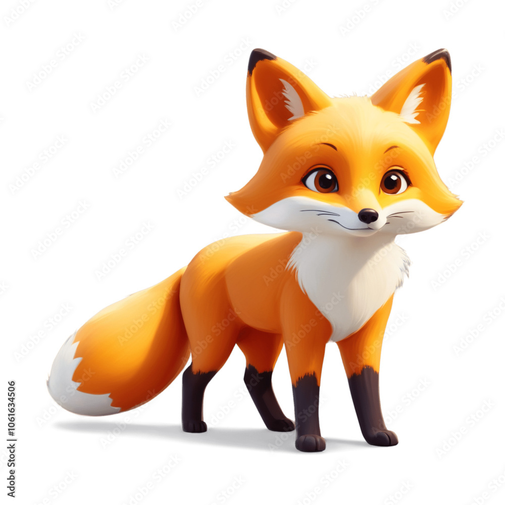 Obraz premium Cute fox