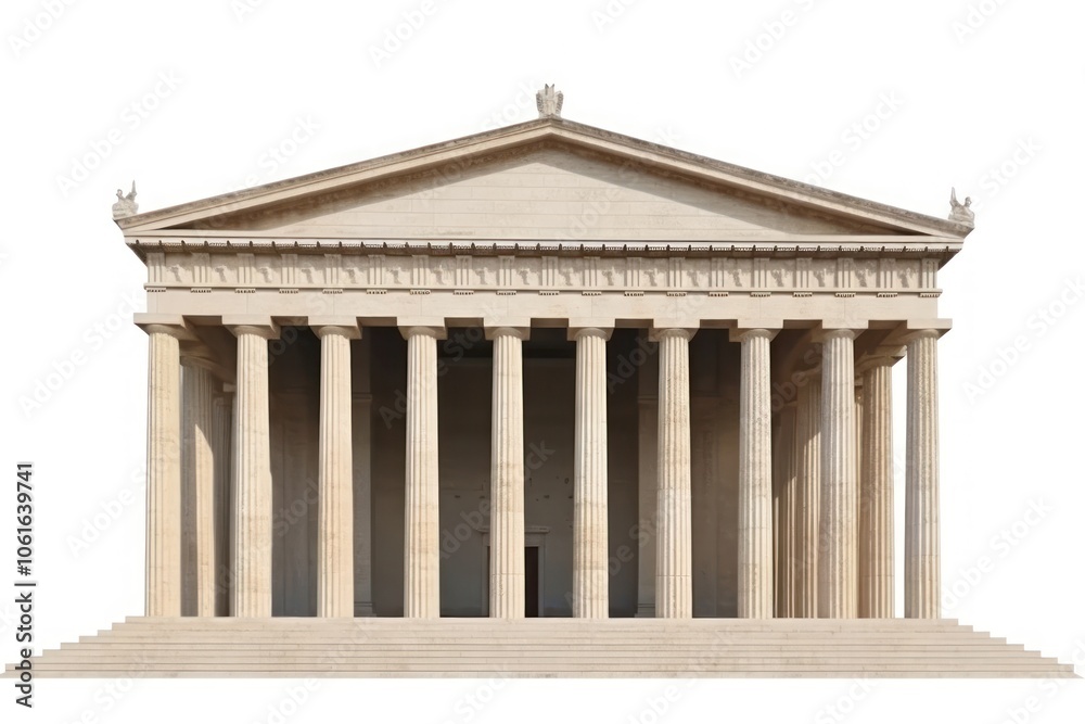 Fototapeta premium Greece architecture building column.