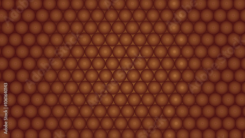2d chocolate bubble background pattern