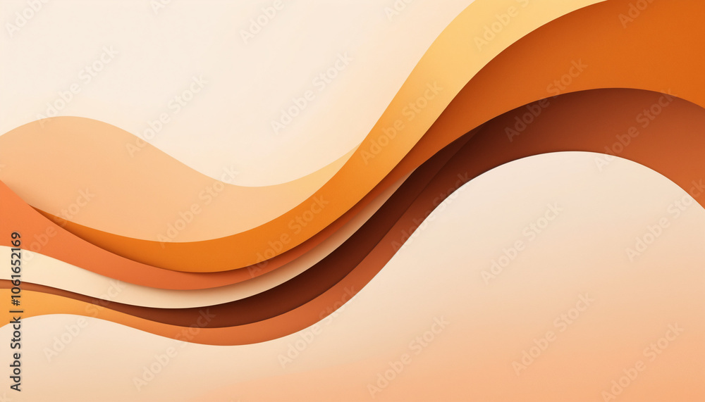 Obraz premium minimalist abstract background with warm, smooth hues