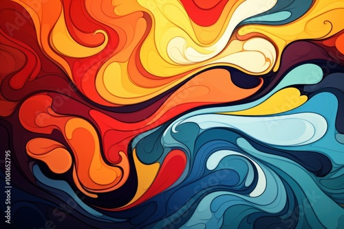 Wallpaper abstract painting pattern.