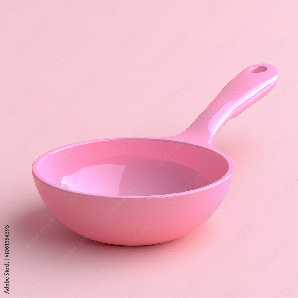 Vibrant Pink Kitchen Bowl with Ergonomic Handle Vibrant Pink Kitchen Bowl with Ergonomic Handle