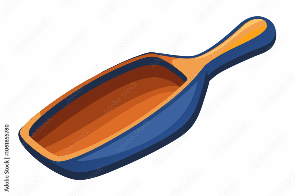 Color pepper in wa wooden scoop isolated on white background Color pepper in wa wooden scoop isolated on white background