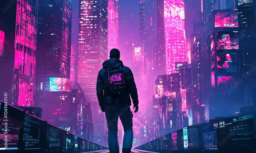 Cyberpunk Cityscape