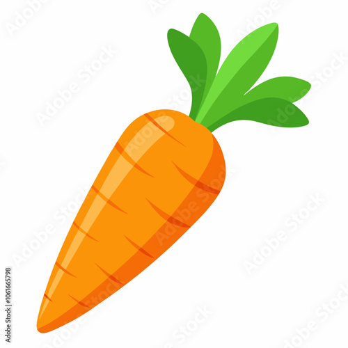 carrot isolated on white background