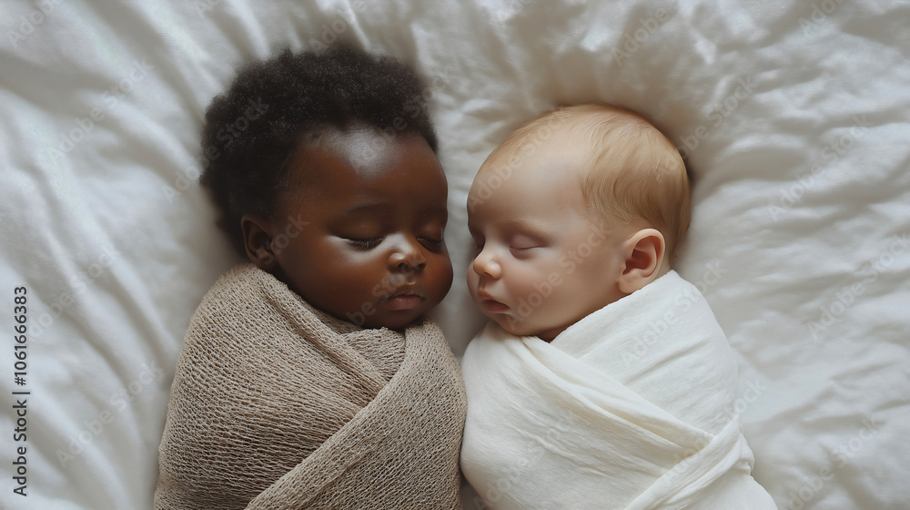 Peaceful baby wrapped children, tender swaddle diversity sleeping newborn, gentle multiracial african american caucasian adorable, sweet peaceful innocent, lovely nurturing precious Peaceful baby wrapped children, tender swaddle diversity sleeping newborn, gentle multiracial african american caucasian adorable, sweet peaceful innocent, lovely nurturing precious