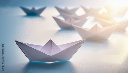 origami paper boat