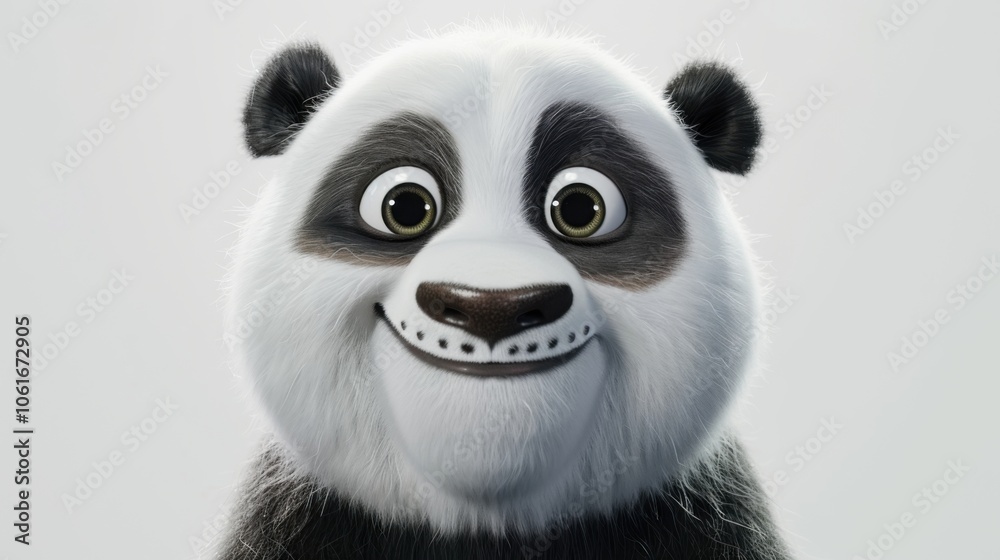 Joyful Panda with Sparkling Eyes Joyful Panda with Sparkling Eyes