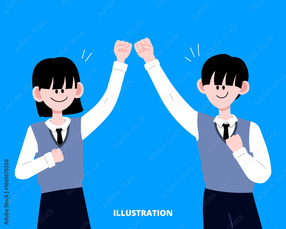 일러스트-학생_응원_01