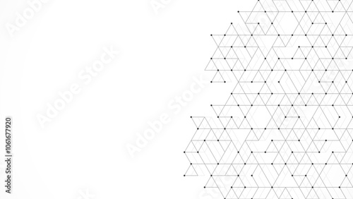Creative idea of modern design with abstract geometric background. Minimalistic vector texture with linear pattern