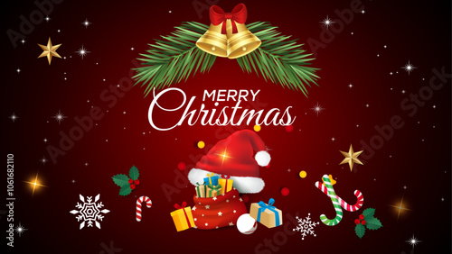 Happy Merry Christmas Day Background design