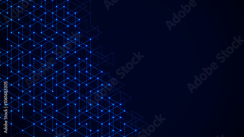 Creative idea of modern design with abstract geometric background. Minimalistic vector texture with linear pattern