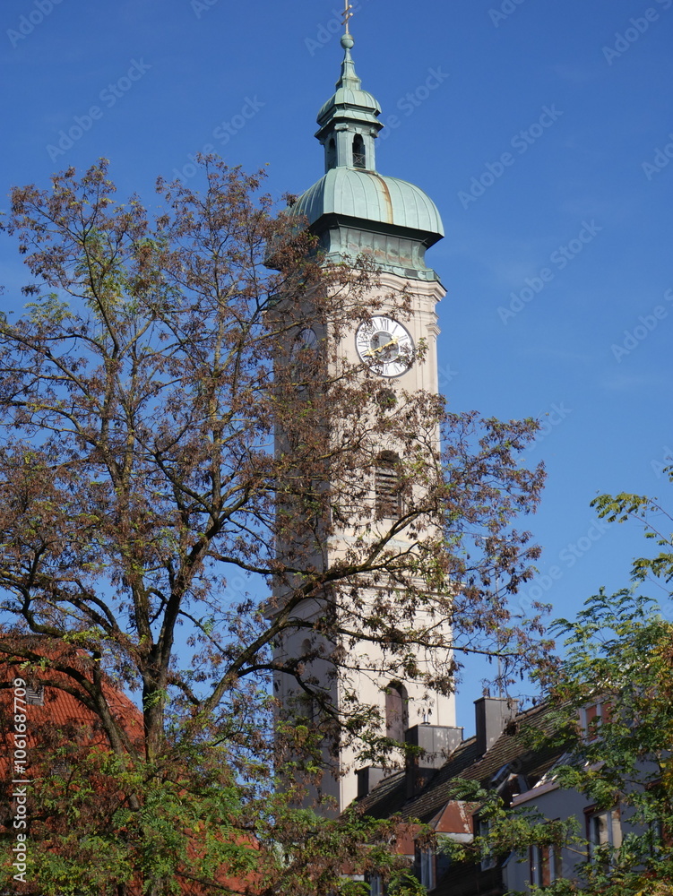 clock tower in Munich, Germany