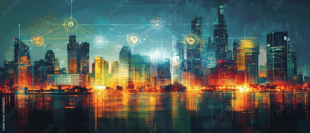 Obraz premium Cyber Diplomacy, Digital Diplomacy and International Relations