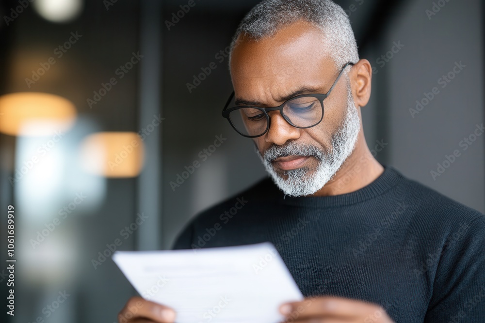 Elderly Financial Advisor Reviewing Important Documents Elderly Financial Advisor Reviewing Important Documents