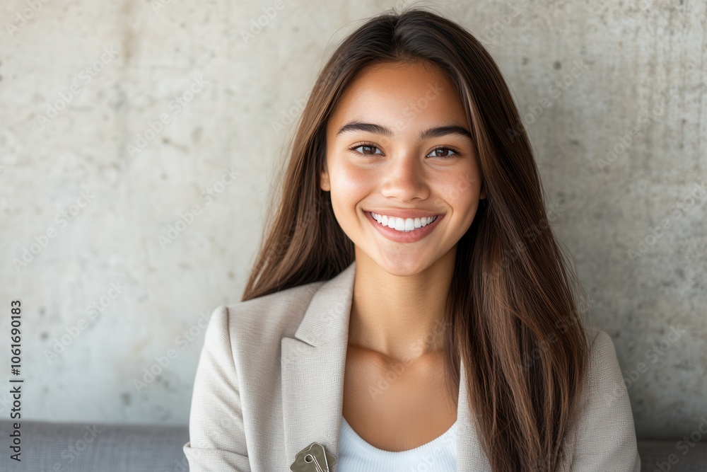 Professional Portrait of Real Estate Agent in Blazer Professional Portrait of Real Estate Agent in Blazer