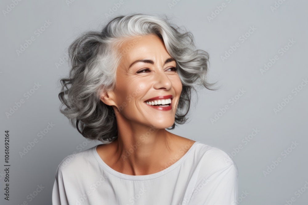Beautiful elderly senior portrait laughing smiling. Beautiful elderly senior portrait laughing smiling.
