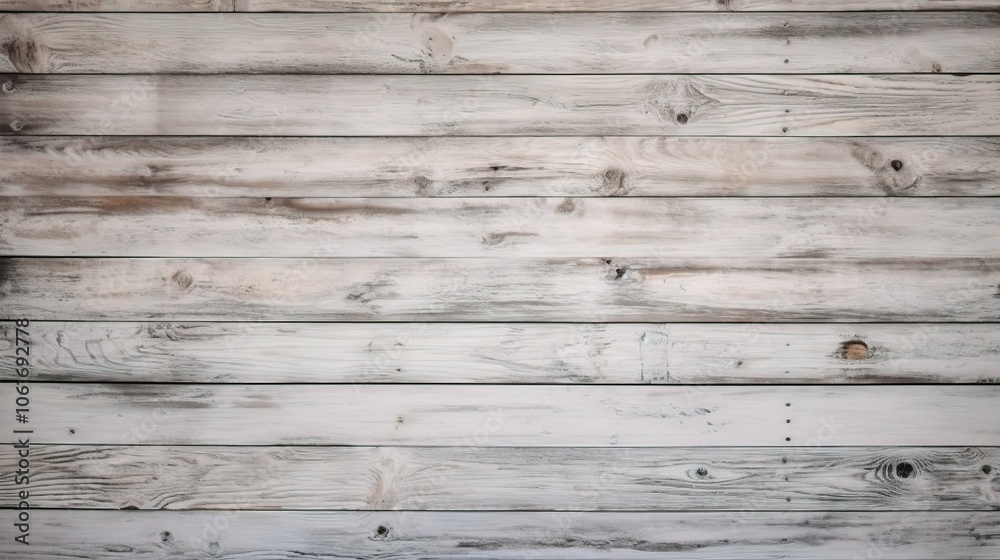 Obraz premium Whitewashed Wood Plank Texture for Background Use