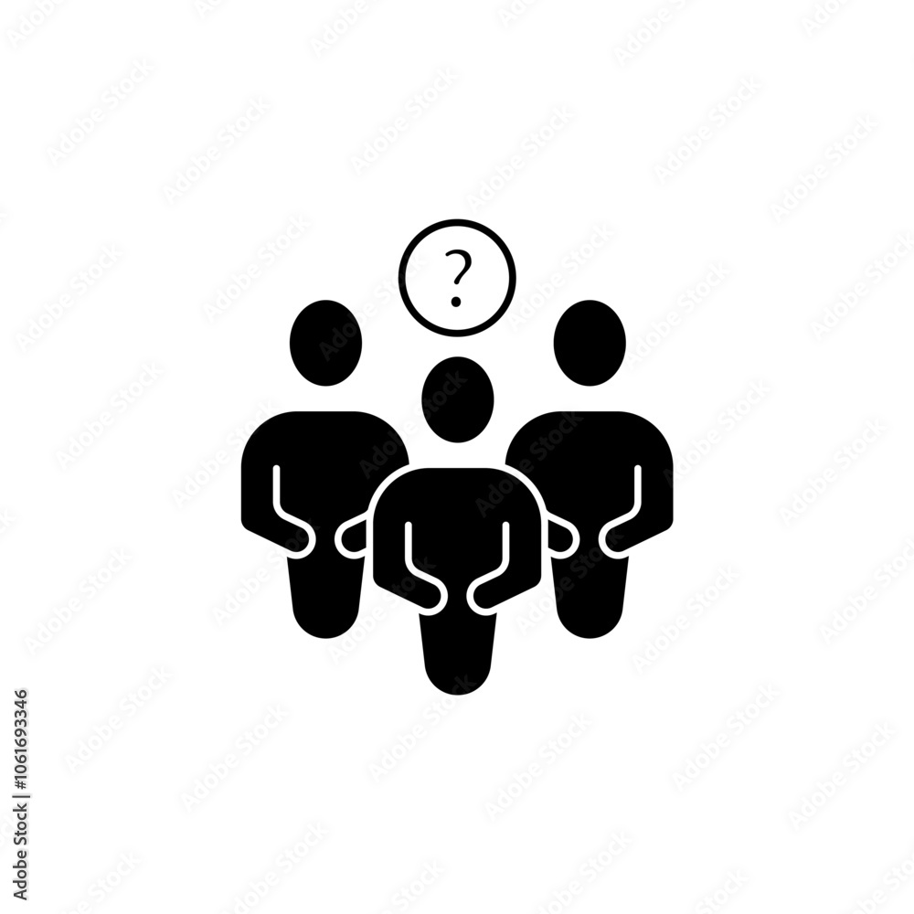 customers questions concept line icon. Simple element illustration. customers questions concept outline symbol design. customers questions concept line icon. Simple element illustration. customers questions concept outline symbol design.