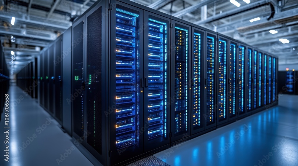 Server Room Data Center.