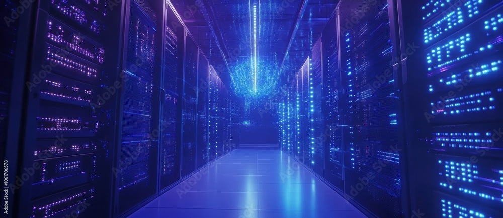 Server Room Glow. Server Room Glow.