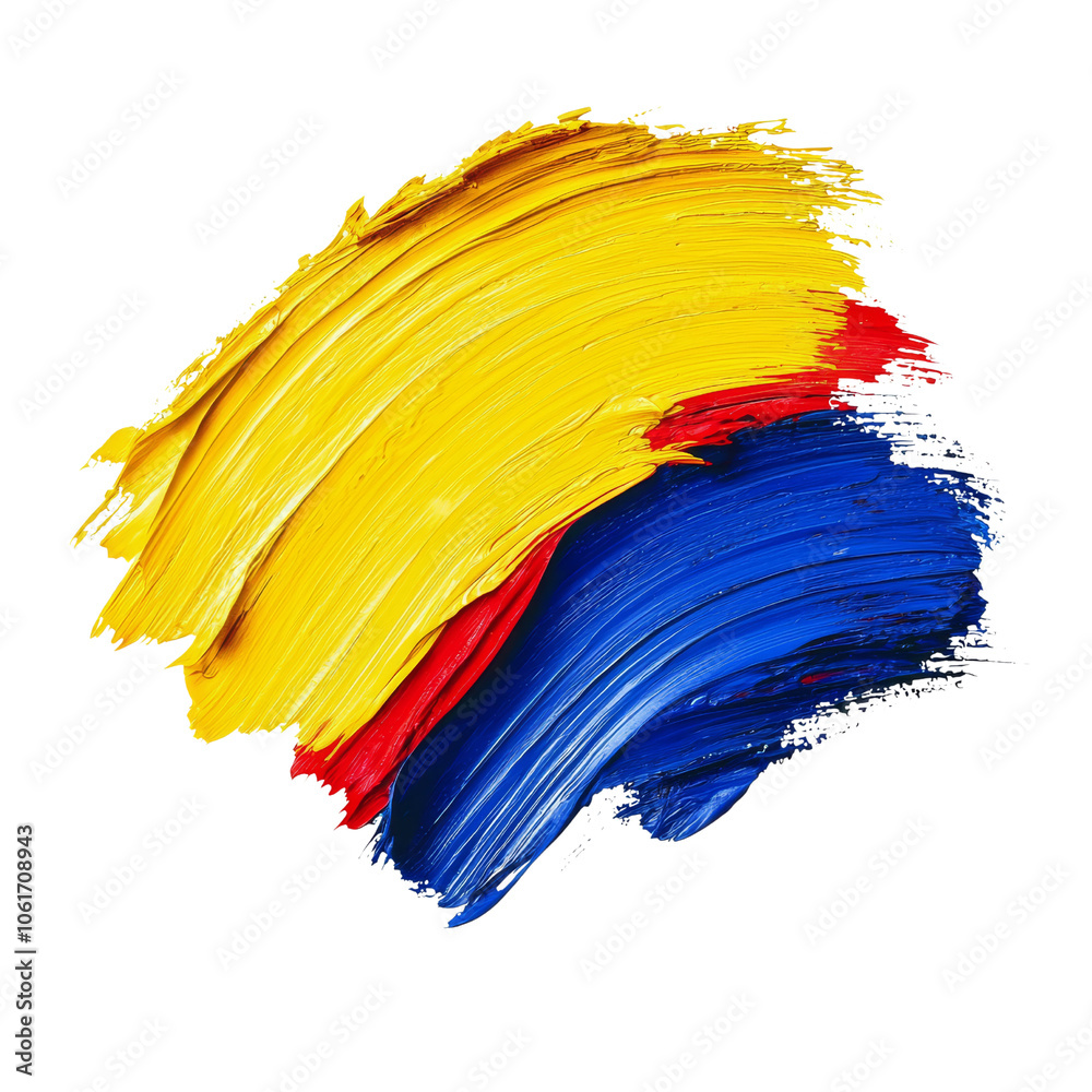Abstract Colorful Paint Brush Strokes. Abstract Colorful Paint Brush Strokes.