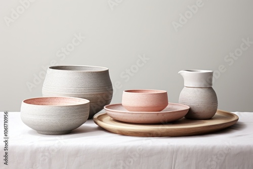 Ceramic dinnerware Handmade Porcelain porcelain pottery.