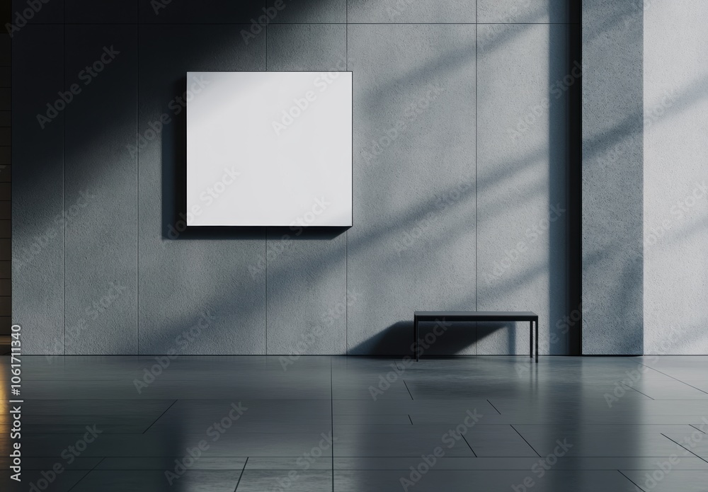Blank Wall Mockup. Blank Wall Mockup.