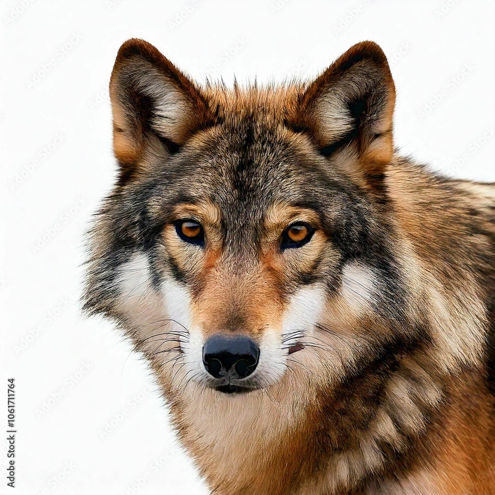 wolf isolated on white background wolf isolated on white background