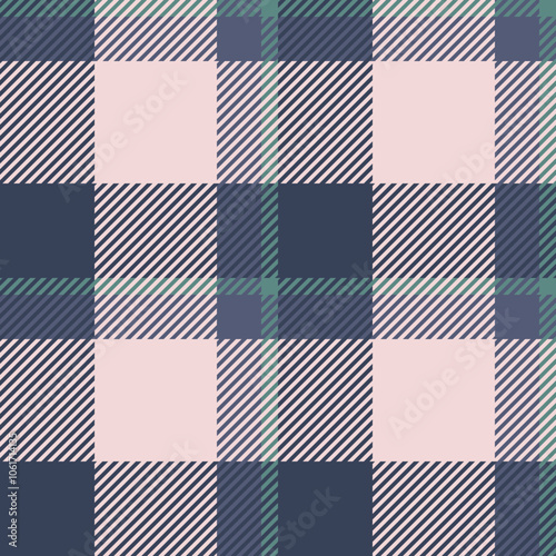 Textile design of textured plaid. Checkered fabric pattern swatch for shirt, dress, suit, wrapping paper print, invitation and gift card.