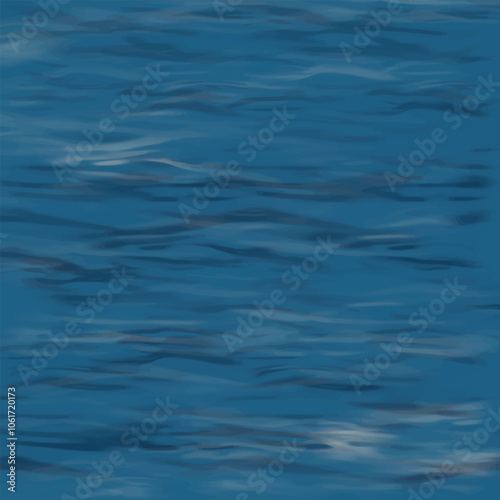 Blue water with ripples on the surface