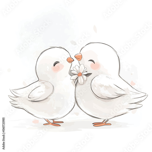  two birds with smile