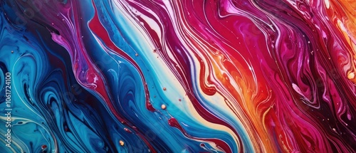 Abstract Swirls of Colors