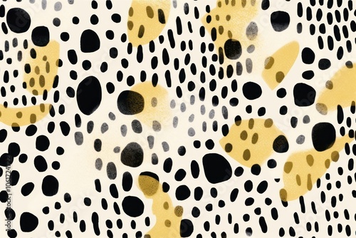 Silkscreen gold memphis pattern backgrounds abstract textured.