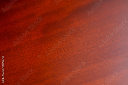 Luxurious glossy wood furniture