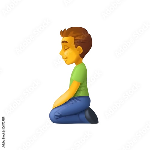 Person Kneeling Emoji 