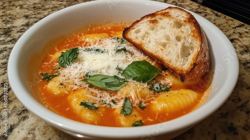 Delicious Bowl of Gnocchi in Tomato Sauce