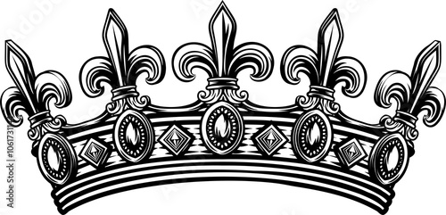 Crown Heraldic Vintage Wood...
