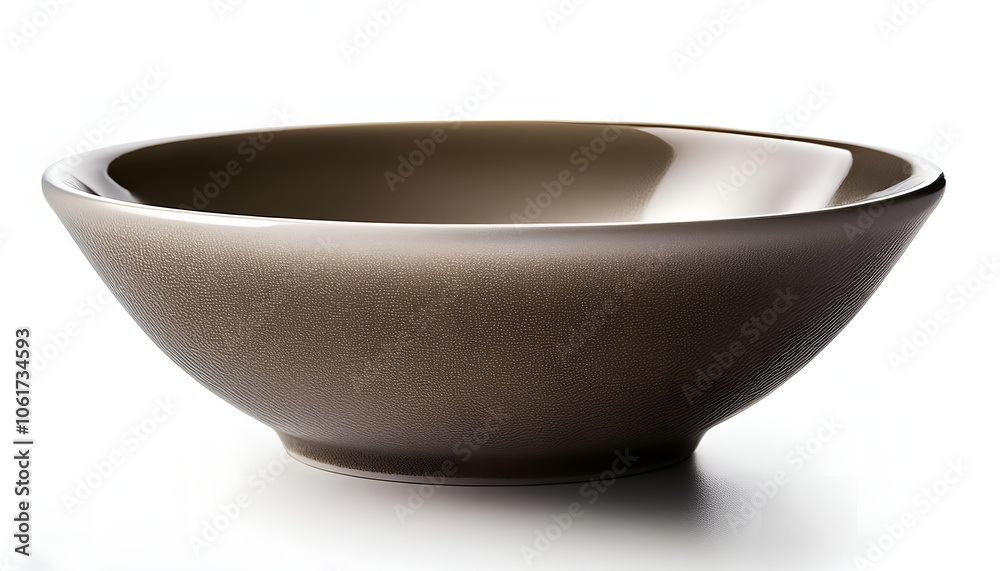 A beautifully designed ceramic bowl with a distinct textured surface, showcasing elegance and simplicity. Perfect for modern table settings and home decor enthusiasts