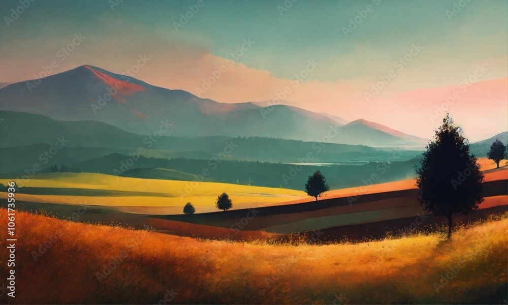 Obraz premium Stunning Nature and Landscape Photography Showcasing the Majestic Beauty of Mountains, Forests