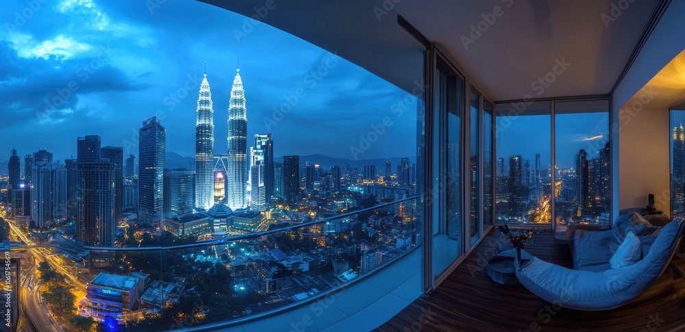 Obraz premium Kuala Lumpur Skyline View.