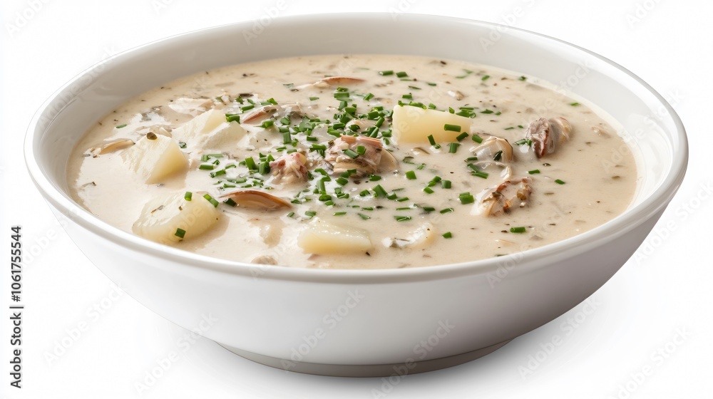 Creamy Clam Chowder with Potatoes and Chives Creamy Clam Chowder with Potatoes and Chives