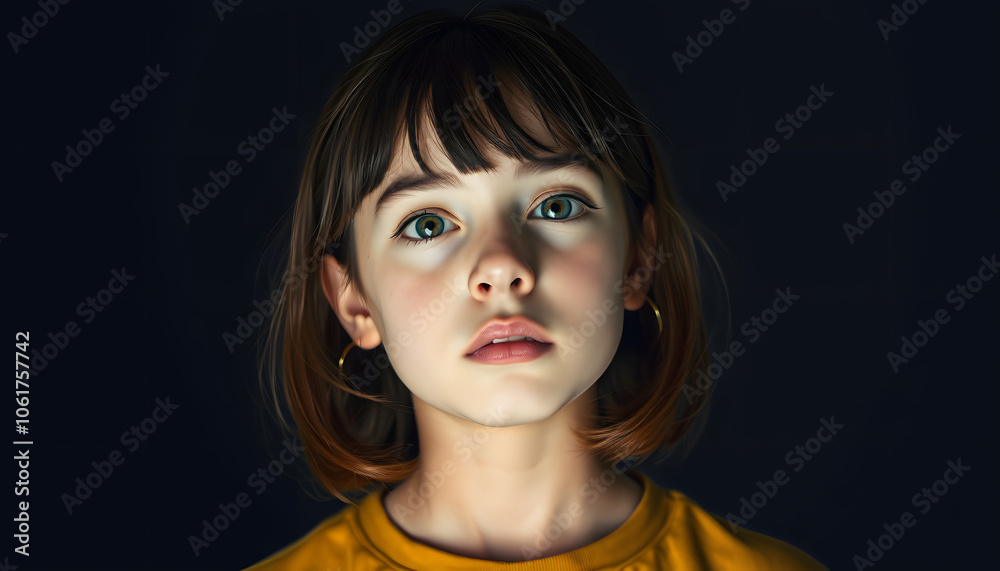 Teenage girl rejecting therapy isolated with white highlights, png Teenage girl rejecting therapy isolated with white highlights, png