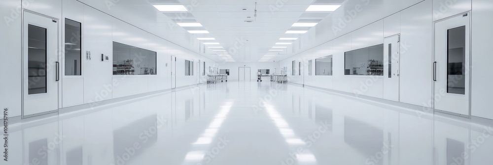 Obraz premium Cleanroom Corridor.